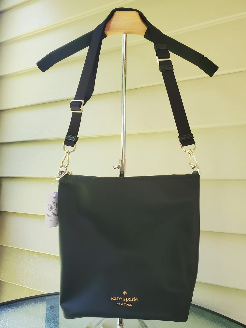 kate spade Chelsea Large Black Duffle Bag. NWT. REG $329